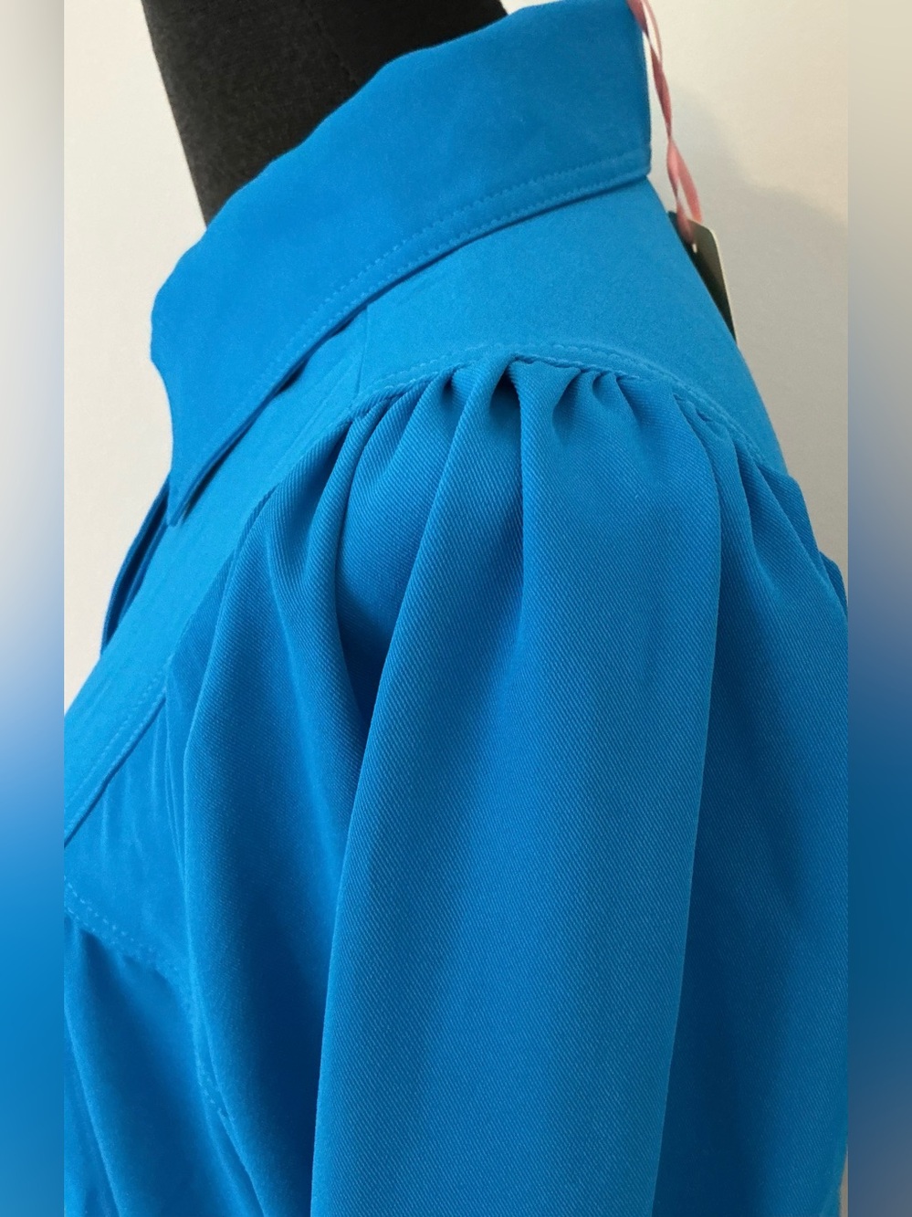 NWT Entro Button-Front Dress in Bright Blue size XL - Picture 5 of 14